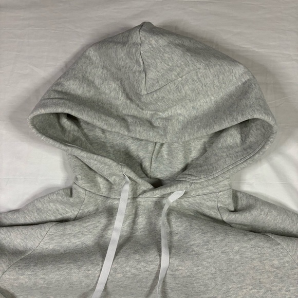 lululemon Classic-Fit Fleece Pullover Hoodie HCUG/WHT Light Gray Men’s Size XXL - Picture 3 of 7